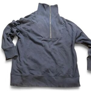 Aerie grey quarter‎ zip